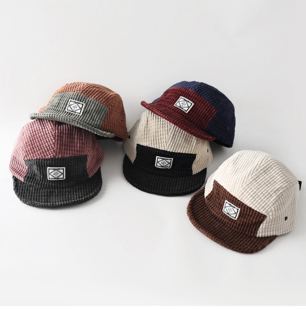 Casquette de baseball en velou - Corduroy Cap 5 Panel avis et prix
