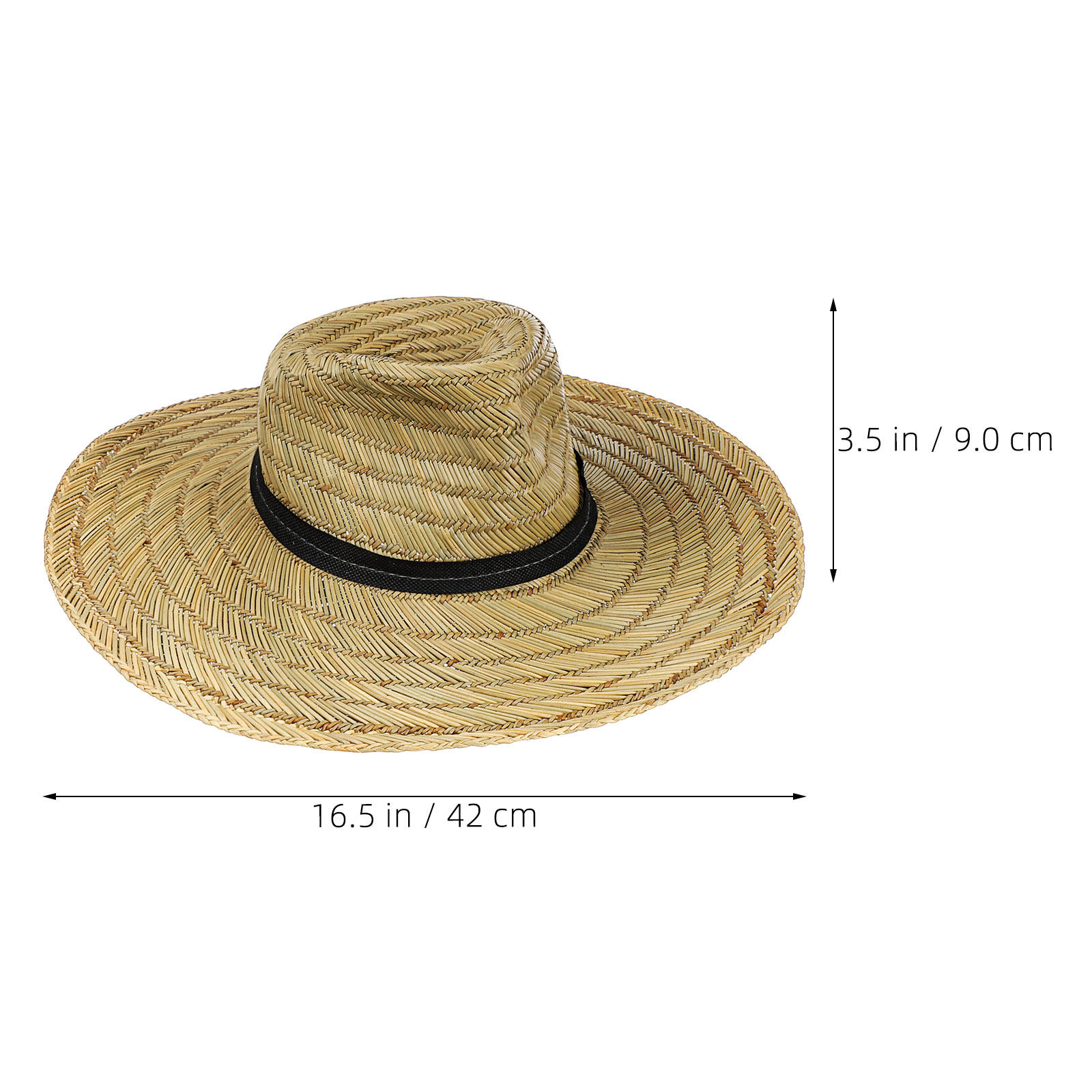 2 chapeaux de paille à larges  - Cowboy Hat Straw avis et prix